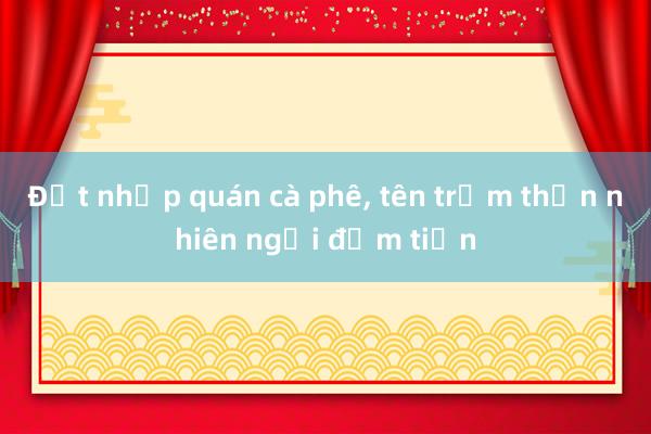 Đột nhập quán cà phê， tên trộm thản nhiên ngồi đếm tiền