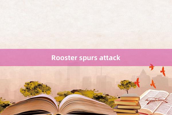 Rooster spurs attack